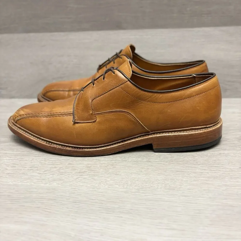 Allen Edmonds Leather Oxford Shoes Hillcrest Bicycle Toe Lace Up Dress Shoes 11D